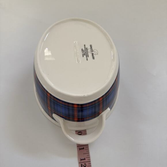 Grace's Pantry Covered‎ Casserole Dish Plaid Baker Retro MCM - Picture 8 of 10